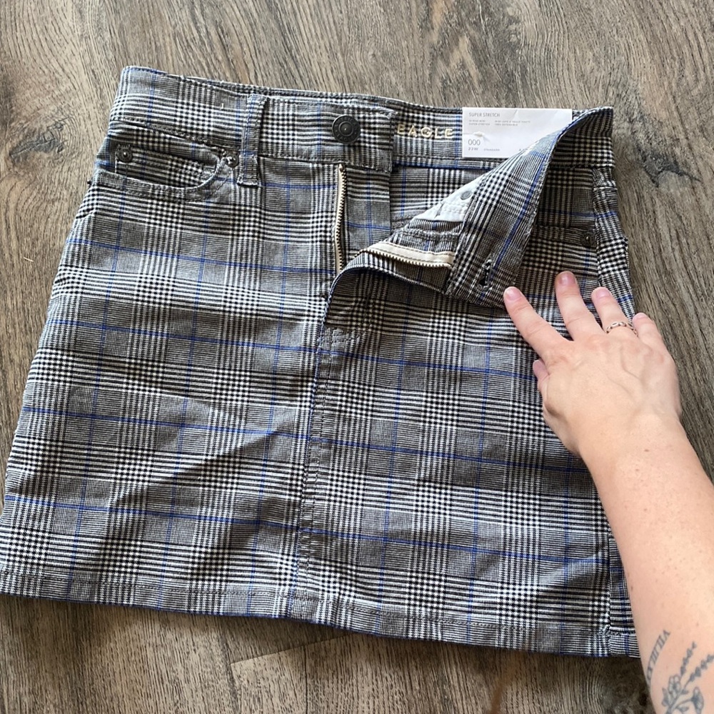 Super Stretch High Rise Mini Skirt